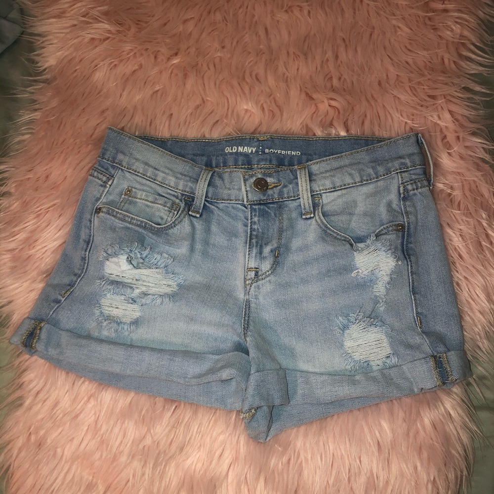 Light Blue Jean Shorts